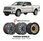 FORGED WHEELS RIMS for FORD F-150 LIMITED 2009 - 2014

Custom forged wheels for Ford F-150 Limited 2009 - 2014. Made-to-order monoblock, 2-piece and 3-piece rims in custom sizes, offsets, colors and finishes with guaranteed fitment.

We manufacture premium quality forged wheels rims for Ford F-150 Limited 2009 - 2014 in any design, size, color.

THIS WHEEL DESIGN CAN BE CUSTOM-MADE FOR YOUR CAR IN ANY SIZE AND COLOR OPTIONS
Available in monoblock, 2-piece, 3-piece, duoblock, beadlock
3D wheel renderings are
