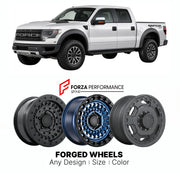 FORGED WHEELS RIMS for FORD F-150 RAPTOR 2015 - 2020

Custom forged wheels for Ford F-150 Raptor 2015 - 2020. Made-to-order monoblock, 2-piece and 3-piece rims in custom sizes, offsets, colors and finishes with guaranteed fitment.

We manufacture premium quality forged wheels rims for Ford F-150 Raptor 2015 - 2020 in any design, size, color.

THIS WHEEL DESIGN CAN BE CUSTOM-MADE FOR YOUR CAR IN ANY SIZE AND COLOR OPTIONS
Available in monoblock, 2-piece, 3-piece, duoblock, beadlock
3D wheel renderings are pr