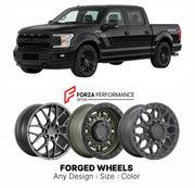 FORGED WHEELS RIMS for FORD F-150 ROUSH 2015 - 2020

Custom forged wheels for Ford F-150 Roush 2015 - 2020. Made-to-order monoblock, 2-piece and 3-piece rims in custom sizes, offsets, colors and finishes with guaranteed fitment.

We manufacture premium quality forged wheels rims for Ford F-150 Roush 2015 - 2020 in any design, size, color.

THIS WHEEL DESIGN CAN BE CUSTOM-MADE FOR YOUR CAR IN ANY SIZE AND COLOR OPTIONS
Available in monoblock, 2-piece, 3-piece, duoblock, beadlock
3D wheel renderings are provi