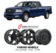 FORGED WHEELS RIMS for FORD F-150 STX 2004 - 2008

Custom forged wheels for Ford F-150 STX 2004 - 2008. Made-to-order monoblock, 2-piece and 3-piece rims in custom sizes, offsets, colors and finishes with guaranteed fitment.

We manufacture premium quality forged wheels rims for Ford F-150 STX 2004 - 2008 in any design, size, color.

THIS WHEEL DESIGN CAN BE CUSTOM-MADE FOR YOUR CAR IN ANY SIZE AND COLOR OPTIONS
Available in monoblock, 2-piece, 3-piece, duoblock, beadlock
3D wheel renderings are provided ac