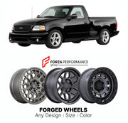 FORGED WHEELS RIMS for FORD F-150 SVT LIGHTNING 1999 - 2004

Custom forged wheels for Ford F-150 SVT Lightning 1999 - 2004. Made-to-order monoblock, 2-piece and 3-piece rims in custom sizes, offsets, colors and finishes with guaranteed fitment.

We manufacture premium quality forged wheels rims for Ford F-150 SVT Lightning 1999 - 2004 in any design, size, color.

THIS WHEEL DESIGN CAN BE CUSTOM-MADE FOR YOUR CAR IN ANY SIZE AND COLOR OPTIONS
Available in monoblock, 2-piece, 3-piece, duoblock, beadlock
3D wh