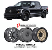FORGED WHEELS RIMS for FORD F-150 SHELBY 2015 - 2020

Custom forged wheels for Ford F-150 Shelby 2015 - 2020. Made-to-order monoblock, 2-piece and 3-piece rims in custom sizes, offsets, colors and finishes with guaranteed fitment.

We manufacture premium quality forged wheels rims for Ford F-150 Shelby 2015 - 2020 in any design, size, color.

THIS WHEEL DESIGN CAN BE CUSTOM-MADE FOR YOUR CAR IN ANY SIZE AND COLOR OPTIONS
Available in monoblock, 2-piece, 3-piece, duoblock, beadlock
3D wheel renderings are pr