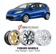 FORGED WHEELS RIMS for FORD FIESTA US MARKET 2011 - 2019

Custom forged wheels for Ford Fiesta US Market 2011 - 2019. Made-to-order monoblock, 2-piece and 3-piece rims in custom sizes, offsets, colors and finishes with guaranteed fitment.

We manufacture premium quality forged wheels rims for Ford Fiesta US Market 2011 - 2019 in any design, size, color.

THIS WHEEL DESIGN CAN BE CUSTOM-MADE FOR YOUR CAR IN ANY SIZE AND COLOR OPTIONS
Available in monoblock, 2-piece, 3-piece, duoblock, beadlock
3D wheel rende