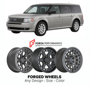 FORGED WHEELS RIMS for FORD FLEX SE 2009 - 2019

Custom forged wheels for Ford Flex SE 2009 - 2019. Made-to-order monoblock, 2-piece and 3-piece rims in custom sizes, offsets, colors and finishes with guaranteed fitment.

We manufacture premium quality forged wheels rims for Ford Flex SE 2009 - 2019 in any design, size, color.

THIS WHEEL DESIGN CAN BE CUSTOM-MADE FOR YOUR CAR IN ANY SIZE AND COLOR OPTIONS
Available in monoblock, 2-piece, 3-piece, duoblock, beadlock
3D wheel renderings are provided accordin