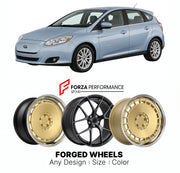FORGED WHEELS RIMS for FORD FOCUS ELECTRIC 2008 - 2018

Custom forged wheels for Ford Focus Electric 2008 - 2018. Made-to-order monoblock, 2-piece and 3-piece rims in custom sizes, offsets, colors and finishes with guaranteed fitment.

We manufacture premium quality forged wheels rims for Ford Focus Electric 2008 - 2018 in any design, size, color.

THIS WHEEL DESIGN CAN BE CUSTOM-MADE FOR YOUR CAR IN ANY SIZE AND COLOR OPTIONS
Available in monoblock, 2-piece, 3-piece, duoblock, beadlock
3D wheel renderings 