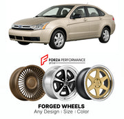 FORGED WHEELS RIMS for FORD FOCUS NORTH AMERICA 2008 - 2011

Custom forged wheels for Ford Focus North America 2008 - 2011. Made-to-order monoblock, 2-piece and 3-piece rims in custom sizes, offsets, colors and finishes with guaranteed fitment.

We manufacture premium quality forged wheels rims for Ford Focus North America 2008 - 2011 in any design, size, color.

THIS WHEEL DESIGN CAN BE CUSTOM-MADE FOR YOUR CAR IN ANY SIZE AND COLOR OPTIONS
Available in monoblock, 2-piece, 3-piece, duoblock, beadlock
3D wh