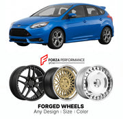 FORGED WHEELS RIMS for FORD FOCUS ST 2013 - 2018

Custom forged wheels for Ford Focus ST 2013 - 2018. Made-to-order monoblock, 2-piece and 3-piece rims in custom sizes, offsets, colors and finishes with guaranteed fitment.

We manufacture premium quality forged wheels rims for Ford Focus ST 2013 - 2018 in any design, size, color.

THIS WHEEL DESIGN CAN BE CUSTOM-MADE FOR YOUR CAR IN ANY SIZE AND COLOR OPTIONS
Available in monoblock, 2-piece, 3-piece, duoblock, beadlock
3D wheel renderings are provided accor