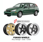 FORGED WHEELS RIMS for FORD FOCUS ZX5 2000 - 2007

Custom forged wheels for Ford Focus ZX5 2000 - 2007. Made-to-order monoblock, 2-piece and 3-piece rims in custom sizes, offsets, colors and finishes with guaranteed fitment.

We manufacture premium quality forged wheels rims for Ford Focus ZX5 2000 - 2007 in any design, size, color.

THIS WHEEL DESIGN CAN BE CUSTOM-MADE FOR YOUR CAR IN ANY SIZE AND COLOR OPTIONS
Available in monoblock, 2-piece, 3-piece, duoblock, beadlock
3D wheel renderings are provided ac