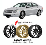 FORGED WHEELS RIMS for FORD FUSION HYBRID 2006 - 2020

Custom forged wheels for Ford Fusion Hybrid 2006 - 2020. Made-to-order monoblock, 2-piece and 3-piece rims in custom sizes, offsets, colors and finishes with guaranteed fitment.

We manufacture premium quality forged wheels rims for Ford Fusion Hybrid 2006 - 2020 in any design, size, color.

THIS WHEEL DESIGN CAN BE CUSTOM-MADE FOR YOUR CAR IN ANY SIZE AND COLOR OPTIONS
Available in monoblock, 2-piece, 3-piece, duoblock, beadlock
3D wheel renderings are