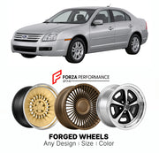 FORGED WHEELS RIMS for FORD FUSION SEL 2006 - 2020

Custom forged wheels for Ford Fusion SEL 2006 - 2020. Made-to-order monoblock, 2-piece and 3-piece rims in custom sizes, offsets, colors and finishes with guaranteed fitment.

We manufacture premium quality forged wheels rims for Ford Fusion SEL 2006 - 2020 in any design, size, color.

THIS WHEEL DESIGN CAN BE CUSTOM-MADE FOR YOUR CAR IN ANY SIZE AND COLOR OPTIONS
Available in monoblock, 2-piece, 3-piece, duoblock, beadlock
3D wheel renderings are provided