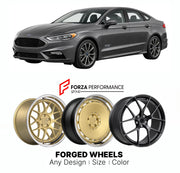 FORGED WHEELS RIMS for FORD FUSION SPORT ECOBOOST PERFORMANCE TRIM 2017 - 2019

Custom forged wheels for Ford Fusion Sport EcoBoost Performance Trim 2017 - 2019. Made-to-order monoblock, 2-piece and 3-piece rims in custom sizes, offsets, colors and finishes with guaranteed fitment.

We manufacture premium quality forged wheels rims for Ford Fusion Sport EcoBoost Performance Trim 2017 - 2019 in any design, size, color.

THIS WHEEL DESIGN CAN BE CUSTOM-MADE FOR YOUR CAR IN ANY SIZE AND COLOR OPTIONS
Available