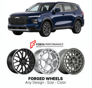 Custom forged wheels for Ford JMC Territory Equator Sport 2020+. Made-to-order monoblock, 2-piece and 3-piece wheels in custom sizes, offsets, colors and finishes with guaranteed vehicle fitment.

We manufacture premium quality forged wheels rims for Ford JMC Territory Equator Sport 2020+ in any design, size, color.

THIS WHEEL DESIGN CAN BE CUSTOM-MADE FOR YOUR CAR IN ANY SIZE AND COLOR OPTIONS
Available in monoblock, 2-piece, 3-piece, duoblock, beadlock
3D wheel renderings are provided according to the ex