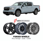 FORGED WHEELS RIMS for FORD MAVERICK LARIAT AWD 2022+

Custom forged wheels for Ford Maverick Lariat AWD 2022+. Made-to-order monoblock, 2-piece and 3-piece rims in custom sizes, offsets, colors and finishes with guaranteed fitment.

We manufacture premium quality forged wheels rims for Ford Maverick Lariat AWD 2022+ in any design, size, color.

THIS WHEEL DESIGN CAN BE CUSTOM-MADE FOR YOUR CAR IN ANY SIZE AND COLOR OPTIONS
Available in monoblock, 2-piece, 3-piece, duoblock, beadlock
3D wheel renderings are