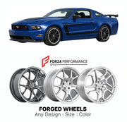 FORGED WHEELS RIMS for FORD MUSTANG BOSS 302 LAGUNA SECA S197 2005 - 2014

Custom forged wheels for Ford Mustang Boss 302 Laguna Seca S197 2005 - 2014. Made-to-order monoblock, 2-piece and 3-piece rims in custom sizes, offsets, colors and finishes with guaranteed fitment.

We manufacture premium quality forged wheels rims for Ford Mustang Boss 302 Laguna Seca S197 2005 - 2014 in any design, size, color.

THIS WHEEL DESIGN CAN BE CUSTOM-MADE FOR YOUR CAR IN ANY SIZE AND COLOR OPTIONS
Available in monoblock, 