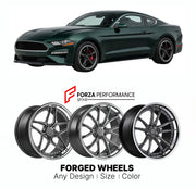 FORGED WHEELS RIMS for FORD MUSTANG BULLITT S550 SPECIAL EDITION 2019 - 2020

Custom forged wheels for Ford Mustang Bullitt S550 Special Edition 2019 - 2020. Made-to-order monoblock, 2-piece and 3-piece rims in custom sizes, offsets, colors and finishes with guaranteed fitment.

We manufacture premium quality forged wheels rims for Ford Mustang Bullitt S550 Special Edition 2019 - 2020 in any design, size, color.

THIS WHEEL DESIGN CAN BE CUSTOM-MADE FOR YOUR CAR IN ANY SIZE AND COLOR OPTIONS
Available in mo