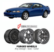 FORGED WHEELS RIMS for FORD MUSTANG GT NEW EDGE 1999 - 2004

Custom forged wheels for Ford Mustang GT New Edge 1999 - 2004. Made-to-order monoblock, 2-piece and 3-piece rims in custom sizes, offsets, colors and finishes with guaranteed fitment.

We manufacture premium quality forged wheels rims for Ford Mustang GT New Edge 1999 - 2004 in any design, size, color.

THIS WHEEL DESIGN CAN BE CUSTOM-MADE FOR YOUR CAR IN ANY SIZE AND COLOR OPTIONS
Available in monoblock, 2-piece, 3-piece, duoblock, beadlock
3D wh