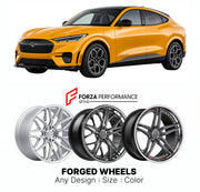 FORGED WHEELS RIMS for FORD MUSTANG MACH-E GT PERFORMANCE 2021+

Custom forged wheels for Ford Mustang Mach-E GT Performance 2021+. Made-to-order monoblock, 2-piece and 3-piece rims in custom sizes, offsets, colors and finishes with guaranteed fitment.

We manufacture premium quality forged wheels rims for Ford Mustang Mach-E GT Performance 2021+ in any design, size, color.

THIS WHEEL DESIGN CAN BE CUSTOM-MADE FOR YOUR CAR IN ANY SIZE AND COLOR OPTIONS
Available in monoblock, 2-piece, 3-piece, duoblock, be