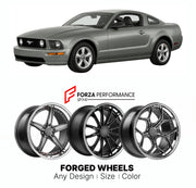 FORGED WHEELS RIMS for FORD MUSTANG S197 2005 - 2014

Custom forged wheels for Ford Mustang S197 2005 - 2014. Made-to-order monoblock, 2-piece and 3-piece rims in custom sizes, offsets, colors and finishes with guaranteed fitment.

We manufacture premium quality forged wheels rims for Ford Mustang S197 2005 - 2014 in any design, size, color.

THIS WHEEL DESIGN CAN BE CUSTOM-MADE FOR YOUR CAR IN ANY SIZE AND COLOR OPTIONS
Available in monoblock, 2-piece, 3-piece, duoblock, beadlock
3D wheel renderings are pr