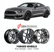 FORGED WHEELS RIMS for FORD MUSTANG SHELBY GT350 S550 2015 - 2023

Custom forged wheels for Ford Mustang Shelby GT350 S550 2015 - 2023. Made-to-order monoblock, 2-piece and 3-piece rims in custom sizes, offsets, colors and finishes with guaranteed fitment.

We manufacture premium quality forged wheels rims for Ford Mustang Shelby GT350 S550 2015 - 2023 in any design, size, color.

THIS WHEEL DESIGN CAN BE CUSTOM-MADE FOR YOUR CAR IN ANY SIZE AND COLOR OPTIONS
Available in monoblock, 2-piece, 3-piece, duoblo