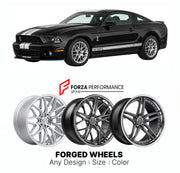 FORGED WHEELS RIMS for FORD MUSTANG SHELBY GT500 S197 2005 - 2014

Custom forged wheels for Ford Mustang Shelby GT500 S197 2005 - 2014. Made-to-order monoblock, 2-piece and 3-piece rims in custom sizes, offsets, colors and finishes with guaranteed fitment.

We manufacture premium quality forged wheels rims for Ford Mustang Shelby GT500 S197 2005 - 2014 in any design, size, color.

THIS WHEEL DESIGN CAN BE CUSTOM-MADE FOR YOUR CAR IN ANY SIZE AND COLOR OPTIONS
Available in monoblock, 2-piece, 3-piece, duoblo