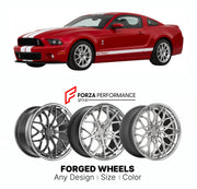 FORGED WHEELS RIMS for FORD MUSTANG SHELBY GT500 S197 2007 - 2014

Custom forged wheels for Ford Mustang Shelby GT500 S197 2007 - 2014. Made-to-order monoblock, 2-piece and 3-piece rims in custom sizes, offsets, colors and finishes with guaranteed fitment.

We manufacture premium quality forged wheels rims for Ford Mustang Shelby GT500 S197 2007 - 2014 in any design, size, color.

THIS WHEEL DESIGN CAN BE CUSTOM-MADE FOR YOUR CAR IN ANY SIZE AND COLOR OPTIONS
Available in monoblock, 2-piece, 3-piece, duoblo