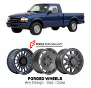 FORGED WHEELS RIMS for FORD RANGER 1998 - 2011

Custom forged wheels for Ford Ranger 1998 - 2011. Made-to-order monoblock, 2-piece and 3-piece rims in custom sizes, offsets, colors and finishes with guaranteed fitment.

We manufacture premium quality forged wheels rims for Ford Ranger 1998 - 2011 in any design, size, color.

THIS WHEEL DESIGN CAN BE CUSTOM-MADE FOR YOUR CAR IN ANY SIZE AND COLOR OPTIONS
Available in monoblock, 2-piece, 3-piece, duoblock, beadlock
3D wheel renderings are provided according t