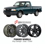 FORGED WHEELS RIMS for FORD RANGER NORTH AMERICA 1993 - 2011

Custom forged wheels for Ford Ranger North America 1993 - 2011. Made-to-order monoblock, 2-piece and 3-piece rims in custom sizes, offsets, colors and finishes with guaranteed fitment.

We manufacture premium quality forged wheels rims for Ford Ranger North America 1993 - 2011 in any design, size, color.

THIS WHEEL DESIGN CAN BE CUSTOM-MADE FOR YOUR CAR IN ANY SIZE AND COLOR OPTIONS
Available in monoblock, 2-piece, 3-piece, duoblock, beadlock
3D