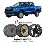 FORGED WHEELS RIMS for FORD RANGER NORTH AMERICA 2019 - 2023

Custom forged wheels for Ford Ranger North America 2019 - 2023. Made-to-order monoblock, 2-piece and 3-piece rims in custom sizes, offsets, colors and finishes with guaranteed fitment.

We manufacture premium quality forged wheels rims for Ford Ranger North America 2019 - 2023 in any design, size, color.

THIS WHEEL DESIGN CAN BE CUSTOM-MADE FOR YOUR CAR IN ANY SIZE AND COLOR OPTIONS
Available in monoblock, 2-piece, 3-piece, duoblock, beadlock
3D