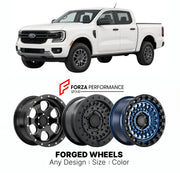 FORGED WHEELS RIMS for FORD RANGER NORTH AMERICA 2024+

Custom forged wheels for Ford Ranger North America 2024+. Made-to-order monoblock, 2-piece and 3-piece rims in custom sizes, offsets, colors and finishes with guaranteed fitment.

We manufacture premium quality forged wheels rims for Ford Ranger North America 2024+ in any design, size, color.

THIS WHEEL DESIGN CAN BE CUSTOM-MADE FOR YOUR CAR IN ANY SIZE AND COLOR OPTIONS
Available in monoblock, 2-piece, 3-piece, duoblock, beadlock
3D wheel renderings 