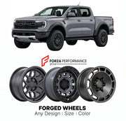 FORGED WHEELS RIMS for FORD RANGER RAPTOR 2024+

Custom forged wheels for Ford Ranger Raptor 2024+. Made-to-order monoblock, 2-piece and 3-piece rims in custom sizes, offsets, colors and finishes with guaranteed fitment.

We manufacture premium quality forged wheels rims for Ford Ranger Raptor 2024+ in any design, size, color.

THIS WHEEL DESIGN CAN BE CUSTOM-MADE FOR YOUR CAR IN ANY SIZE AND COLOR OPTIONS
Available in monoblock, 2-piece, 3-piece, duoblock, beadlock
3D wheel renderings are provided accordin