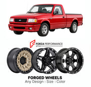 FORGED WHEELS RIMS for FORD RANGER STX 1990 - 2011

Custom forged wheels for Ford Ranger STX 1990 - 2011. Made-to-order monoblock, 2-piece and 3-piece rims in custom sizes, offsets, colors and finishes with guaranteed fitment.

We manufacture premium quality forged wheels rims for Ford Ranger STX 1990 - 2011 in any design, size, color.

THIS WHEEL DESIGN CAN BE CUSTOM-MADE FOR YOUR CAR IN ANY SIZE AND COLOR OPTIONS
Available in monoblock, 2-piece, 3-piece, duoblock, beadlock
3D wheel renderings are provided