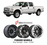 FORGED WHEELS RIMS for FORD SUPER DUTY 2008 - 2010

Custom forged wheels for Ford Super Duty 2008 - 2010. Made-to-order monoblock, 2-piece and 3-piece rims in custom sizes, offsets, colors and finishes with guaranteed fitment.

We manufacture premium quality forged wheels rims for Ford Super Duty 2008 - 2010 in any design, size, color.

THIS WHEEL DESIGN CAN BE CUSTOM-MADE FOR YOUR CAR IN ANY SIZE AND COLOR OPTIONS
Available in monoblock, 2-piece, 3-piece, duoblock, beadlock
3D wheel renderings are provided