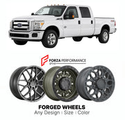 FORGED WHEELS RIMS for FORD SUPER DUTY 2011 - 2016

Custom forged wheels for Ford Super Duty 2011 - 2016. Made-to-order monoblock, 2-piece and 3-piece rims in custom sizes, offsets, colors and finishes with guaranteed fitment.

We manufacture premium quality forged wheels rims for Ford Super Duty 2011 - 2016 in any design, size, color.

THIS WHEEL DESIGN CAN BE CUSTOM-MADE FOR YOUR CAR IN ANY SIZE AND COLOR OPTIONS
Available in monoblock, 2-piece, 3-piece, duoblock, beadlock
3D wheel renderings are provided