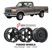 FORGED WHEELS RIMS for FORD SUPER DUTY F-250 OBS 1992 - 2007

Custom forged wheels for Ford Super Duty F-250 OBS 1992 - 2007. Made-to-order monoblock, 2-piece and 3-piece rims in custom sizes, offsets, colors and finishes with guaranteed fitment.

We manufacture premium quality forged wheels rims for Ford Super Duty F-250 OBS 1992 - 2007 in any design, size, color.

THIS WHEEL DESIGN CAN BE CUSTOM-MADE FOR YOUR CAR IN ANY SIZE AND COLOR OPTIONS
Available in monoblock, 2-piece, 3-piece, duoblock, beadlock
3D