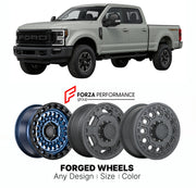 FORGED WHEELS RIMS for FORD SUPER DUTY F-250 TREMOR 2008+

Custom forged wheels for Ford Super Duty F-250 Tremor 2008+. Made-to-order monoblock, 2-piece and 3-piece rims in custom sizes, offsets, colors and finishes with guaranteed fitment.

We manufacture premium quality forged wheels rims for Ford Super Duty F-250 Tremor 2008+ in any design, size, color.

THIS WHEEL DESIGN CAN BE CUSTOM-MADE FOR YOUR CAR IN ANY SIZE AND COLOR OPTIONS
Available in monoblock, 2-piece, 3-piece, duoblock, beadlock
3D wheel re