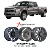 FORGED WHEELS RIMS for FORD SUPER DUTY F-450 PLATINUM 2008+

Custom forged wheels for Ford Super Duty F-450 Platinum 2008+. Made-to-order monoblock, 2-piece and 3-piece rims in custom sizes, offsets, colors and finishes with guaranteed fitment.

We manufacture premium quality forged wheels rims for Ford Super Duty F-450 Platinum 2008+ in any design, size, color.

THIS WHEEL DESIGN CAN BE CUSTOM-MADE FOR YOUR CAR IN ANY SIZE AND COLOR OPTIONS
Available in monoblock, 2-piece, 3-piece, duoblock, beadlock
3D wh