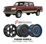 FORGED WHEELS RIMS for FORD SUPER DUTY KING RANCH OBS 1992 - 2007

Custom forged wheels for Ford Super Duty King Ranch OBS 1992 - 2007. Made-to-order monoblock, 2-piece and 3-piece rims in custom sizes, offsets, colors and finishes with guaranteed fitment.

We manufacture premium quality forged wheels rims for Ford Super Duty King Ranch OBS 1992 - 2007 in any design, size, color.

THIS WHEEL DESIGN CAN BE CUSTOM-MADE FOR YOUR CAR IN ANY SIZE AND COLOR OPTIONS
Available in monoblock, 2-piece, 3-piece, duoblo