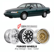 FORGED WHEELS RIMS for FORD TAURUS 1992 - 1995

Custom forged wheels for Ford Taurus 1992 - 1995. Made-to-order monoblock, 2-piece and 3-piece rims in custom sizes, offsets, colors and finishes with guaranteed fitment.

We manufacture premium quality forged wheels rims for Ford Taurus 1992 - 1995 in any design, size, color.

THIS WHEEL DESIGN CAN BE CUSTOM-MADE FOR YOUR CAR IN ANY SIZE AND COLOR OPTIONS
Available in monoblock, 2-piece, 3-piece, duoblock, beadlock
3D wheel renderings are provided according t