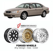 FORGED WHEELS RIMS for FORD TAURUS SEL 1996 - 2007

Custom forged wheels for Ford Taurus SEL 1996 - 2007. Made-to-order monoblock, 2-piece and 3-piece rims in custom sizes, offsets, colors and finishes with guaranteed fitment.

We manufacture premium quality forged wheels rims for Ford Taurus SEL 1996 - 2007 in any design, size, color.

THIS WHEEL DESIGN CAN BE CUSTOM-MADE FOR YOUR CAR IN ANY SIZE AND COLOR OPTIONS
Available in monoblock, 2-piece, 3-piece, duoblock, beadlock
3D wheel renderings are provided