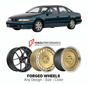 FORGED WHEELS RIMS for FORD TAURUS SHO 1992 - 1995

Custom forged wheels for Ford Taurus SHO 1992 - 1995. Made-to-order monoblock, 2-piece and 3-piece rims in custom sizes, offsets, colors and finishes with guaranteed fitment.

We manufacture premium quality forged wheels rims for Ford Taurus SHO 1992 - 1995 in any design, size, color.

THIS WHEEL DESIGN CAN BE CUSTOM-MADE FOR YOUR CAR IN ANY SIZE AND COLOR OPTIONS
Available in monoblock, 2-piece, 3-piece, duoblock, beadlock
3D wheel renderings are provided