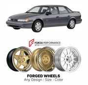 FORGED WHEELS RIMS for FORD TAURUS SHO PLUS 1990 - 1995

Custom forged wheels for Ford Taurus SHO Plus 1990 - 1995. Made-to-order monoblock, 2-piece and 3-piece rims in custom sizes, offsets, colors and finishes with guaranteed fitment.

We manufacture premium quality forged wheels rims for Ford Taurus SHO Plus 1990 - 1995 in any design, size, color.

THIS WHEEL DESIGN CAN BE CUSTOM-MADE FOR YOUR CAR IN ANY SIZE AND COLOR OPTIONS
Available in monoblock, 2-piece, 3-piece, duoblock, beadlock
3D wheel renderin