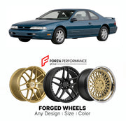 FORGED WHEELS RIMS for FORD THUNDERBIRD SPORT 1990 - 1997

Custom forged wheels for Ford Thunderbird Sport 1990 - 1997. Made-to-order monoblock, 2-piece and 3-piece rims in custom sizes, offsets, colors and finishes with guaranteed fitment.

We manufacture premium quality forged wheels rims for Ford Thunderbird Sport 1990 - 1997 in any design, size, color.

THIS WHEEL DESIGN CAN BE CUSTOM-MADE FOR YOUR CAR IN ANY SIZE AND COLOR OPTIONS
Available in monoblock, 2-piece, 3-piece, duoblock, beadlock
3D wheel re