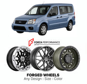 FORGED WHEELS RIMS for FORD TRANSIT CONNECT XLT US MARKET 2010 - 2023

Custom forged wheels for Ford Transit Connect XLT US Market 2010 - 2023. Made-to-order monoblock, 2-piece and 3-piece rims in custom sizes, offsets, colors and finishes with guaranteed fitment.

We manufacture premium quality forged wheels rims for Ford Transit Connect XLT US Market 2010 - 2023 in any design, size, color.

THIS WHEEL DESIGN CAN BE CUSTOM-MADE FOR YOUR CAR IN ANY SIZE AND COLOR OPTIONS
Available in monoblock, 2-piece, 3-p