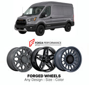 FORGED WHEELS RIMS for FORD TRANSIT TRAIL NORTH AMERICA 2015+

Custom forged wheels for Ford Transit Trail North America 2015+. Made-to-order monoblock, 2-piece and 3-piece rims in custom sizes, offsets, colors and finishes with guaranteed fitment.

We manufacture premium quality forged wheels rims for Ford Transit Trail North America 2015+ in any design, size, color.

THIS WHEEL DESIGN CAN BE CUSTOM-MADE FOR YOUR CAR IN ANY SIZE AND COLOR OPTIONS
Available in monoblock, 2-piece, 3-piece, duoblock, beadlock