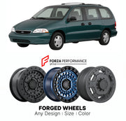 FORGED WHEELS RIMS for FORD WINDSTAR 1999 - 2003

Custom forged wheels for Ford Windstar 1999 - 2003. Made-to-order monoblock, 2-piece and 3-piece rims in custom sizes, offsets, colors and finishes with guaranteed fitment.

We manufacture premium quality forged wheels rims for Ford Windstar 1999 - 2003 in any design, size, color.

THIS WHEEL DESIGN CAN BE CUSTOM-MADE FOR YOUR CAR IN ANY SIZE AND COLOR OPTIONS
Available in monoblock, 2-piece, 3-piece, duoblock, beadlock
3D wheel renderings are provided accor
