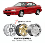 FORGED WHEELS RIMS for FORD ZX2 ESCORT 1998 - 2003

Custom forged wheels for Ford ZX2 Escort 1998 - 2003. Made-to-order monoblock, 2-piece and 3-piece rims in custom sizes, offsets, colors and finishes with guaranteed fitment.

We manufacture premium quality forged wheels rims for Ford ZX2 Escort 1998 - 2003 in any design, size, color.

THIS WHEEL DESIGN CAN BE CUSTOM-MADE FOR YOUR CAR IN ANY SIZE AND COLOR OPTIONS
Available in monoblock, 2-piece, 3-piece, duoblock, beadlock
3D wheel renderings are provided