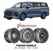 Custom forged wheels for Forthing Dongfeng U-Tour Yacht 2022+. Made-to-order monoblock, 2-piece and 3-piece wheels in custom sizes, offsets, colors and finishes with guaranteed vehicle fitment.

We manufacture premium quality forged wheels rims for Forthing Dongfeng U-Tour Yacht 2022+ in any design, size, color.

THIS WHEEL DESIGN CAN BE CUSTOM-MADE FOR YOUR CAR IN ANY SIZE AND COLOR OPTIONS
Available in monoblock, 2-piece, 3-piece, duoblock, beadlock
3D wheel renderings are provided according to the exact 