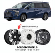 Custom forged wheels for GAC Trumpchi E8 2023+. Made-to-order monoblock, 2-piece and 3-piece wheels in custom sizes, offsets, colors and finishes with guaranteed vehicle fitment.

We manufacture premium quality forged wheels rims for GAC Trumpchi E8 2023+ in any design, size, color.

THIS WHEEL DESIGN CAN BE CUSTOM-MADE FOR YOUR CAR IN ANY SIZE AND COLOR OPTIONS
Available in monoblock, 2-piece, 3-piece, duoblock, beadlock
3D wheel renderings are provided according to the exact dimensions and specifications 