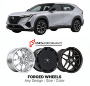 Custom forged wheels for GAC Trumpchi Emkoo 2022+. Made-to-order monoblock, 2-piece and 3-piece wheels in custom sizes, offsets, colors and finishes with guaranteed vehicle fitment.

We manufacture premium quality forged wheels rims for GAC Trumpchi Emkoo 2022+ in any design, size, color.

THIS WHEEL DESIGN CAN BE CUSTOM-MADE FOR YOUR CAR IN ANY SIZE AND COLOR OPTIONS
Available in monoblock, 2-piece, 3-piece, duoblock, beadlock
3D wheel renderings are provided according to the exact dimensions and specifica