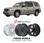 FORGED WHEELS RIMS for GMC ENVOY XUV GMT360 1998 - 2009

Custom forged wheels for GMC Envoy XUV GMT360 1998 - 2009. Made-to-order monoblock, 2-piece and 3-piece rims in custom sizes, offsets, colors and finishes with guaranteed fitment.

We manufacture premium quality forged wheels rims for GMC Envoy XUV GMT360 1998 - 2009 in any design, size, color.

THIS WHEEL DESIGN CAN BE CUSTOM-MADE FOR YOUR CAR IN ANY SIZE AND COLOR OPTIONS
Available in monoblock, 2-piece, 3-piece, duoblock, beadlock
3D wheel renderin